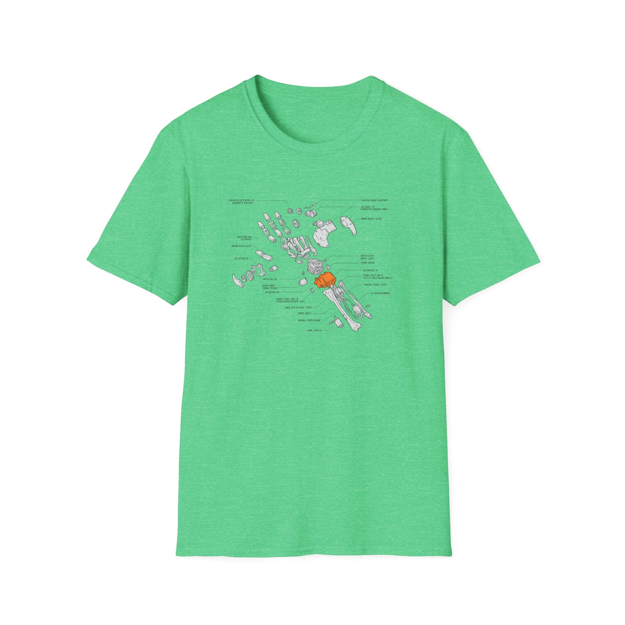 Cybernetic Hand Diagram -T-Shirt