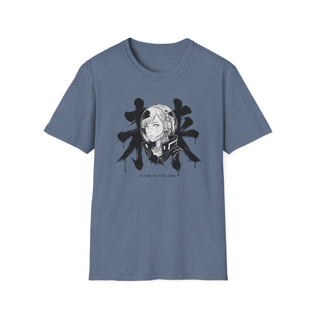 Futuristic Cyber Girl - T-Shirt