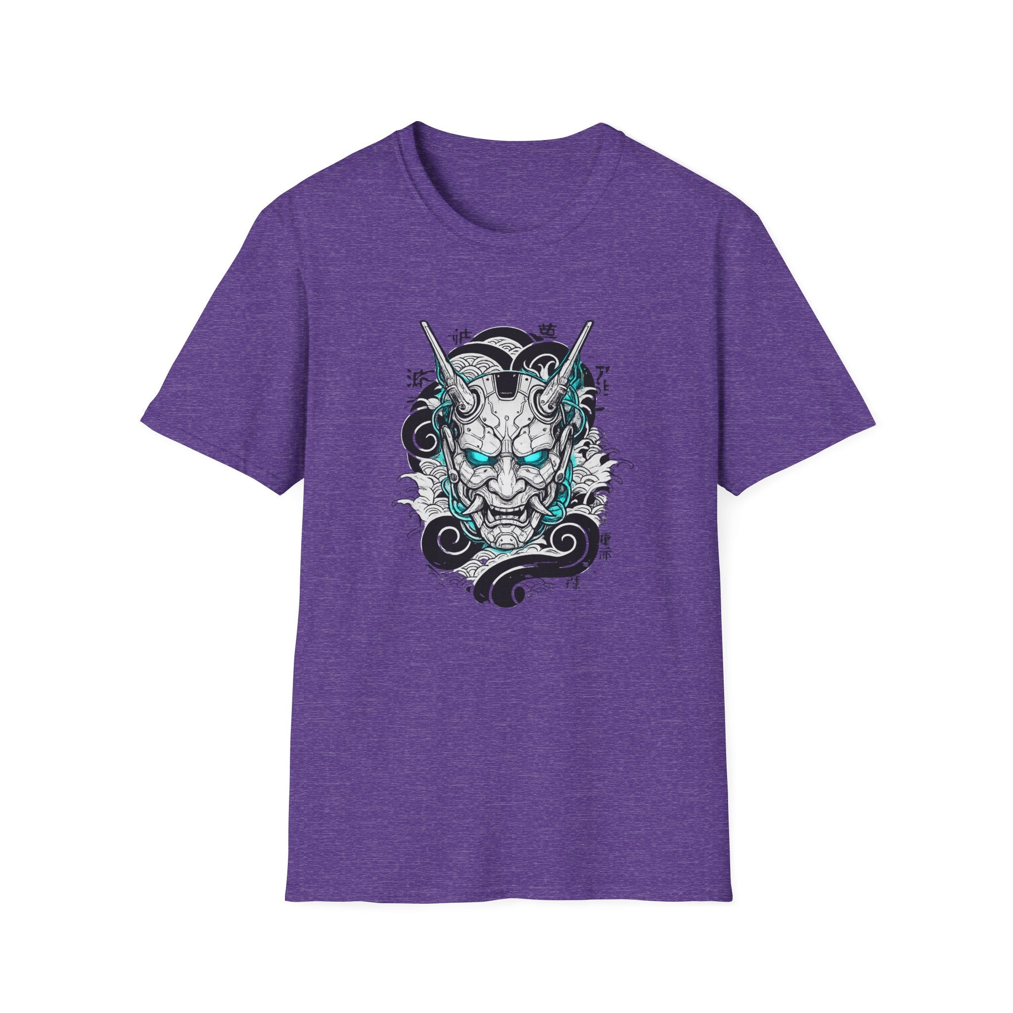 Cyberpunk Oni With Blue Eyes- t-shirt