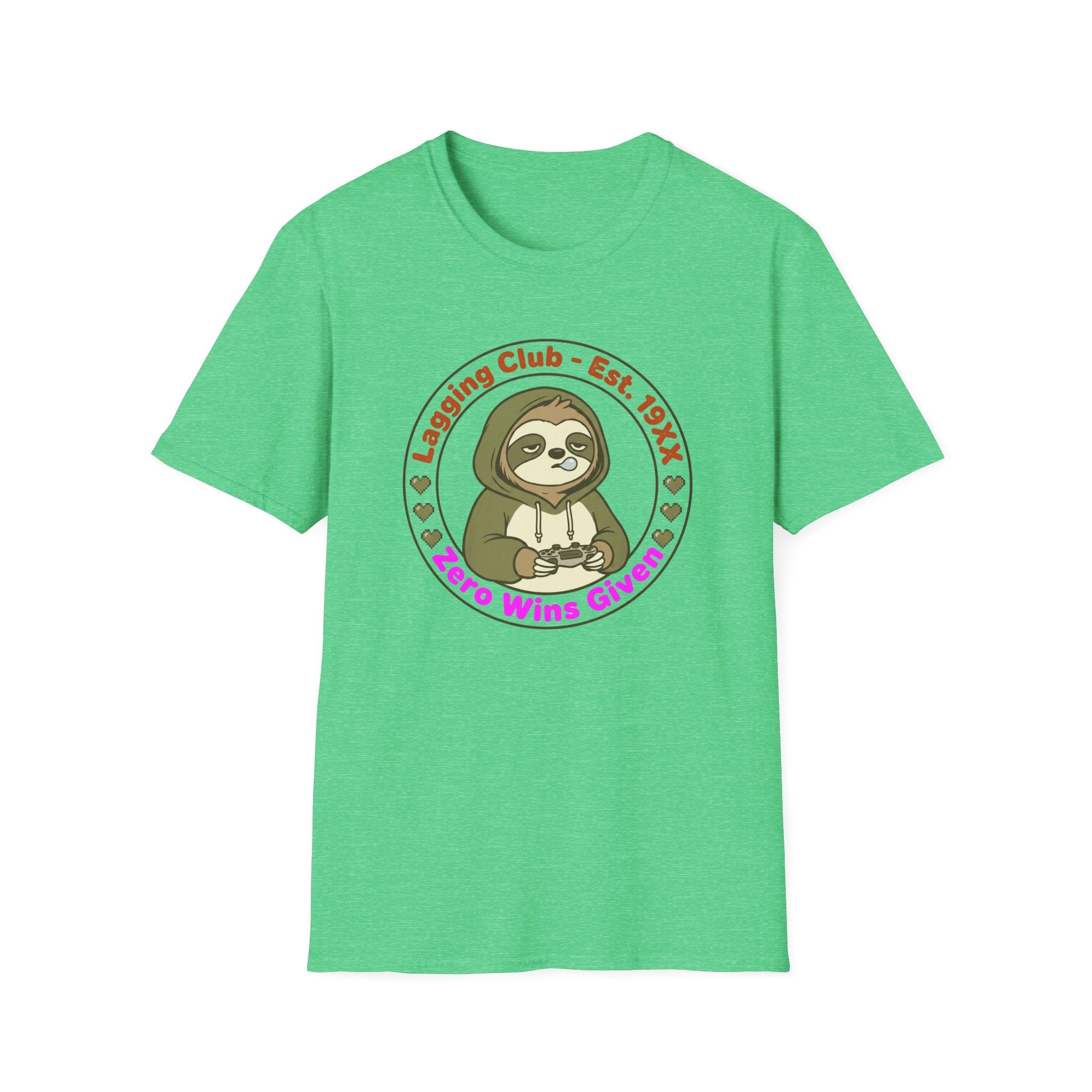 Hoodie Sloth Gamer -T-Shirt