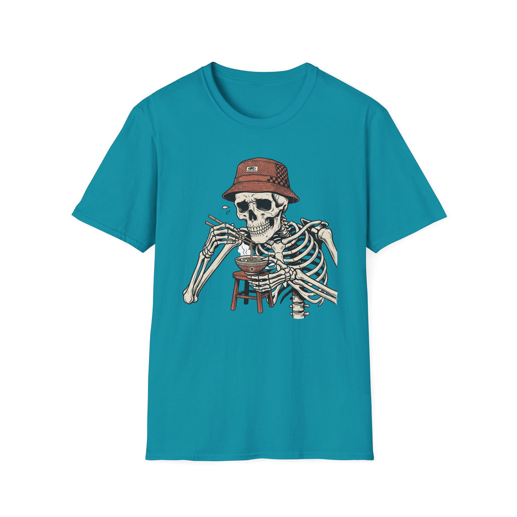Skeleton Eating Ramen- T-Shirt