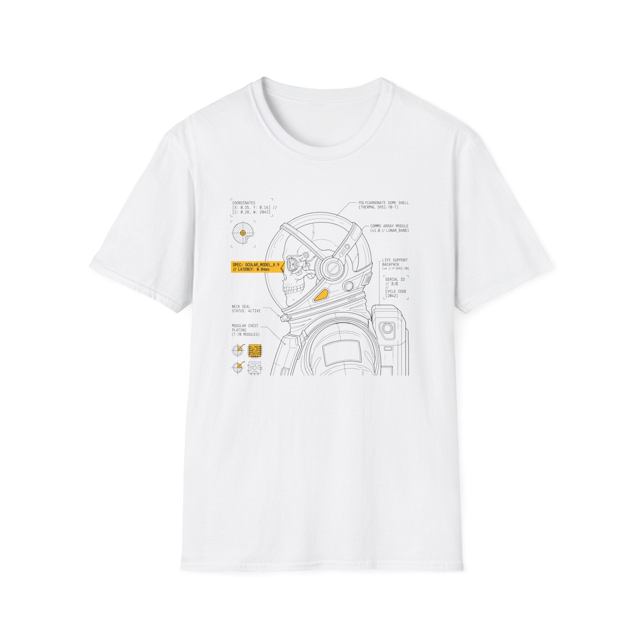 Space Skeleton- T-Shirt