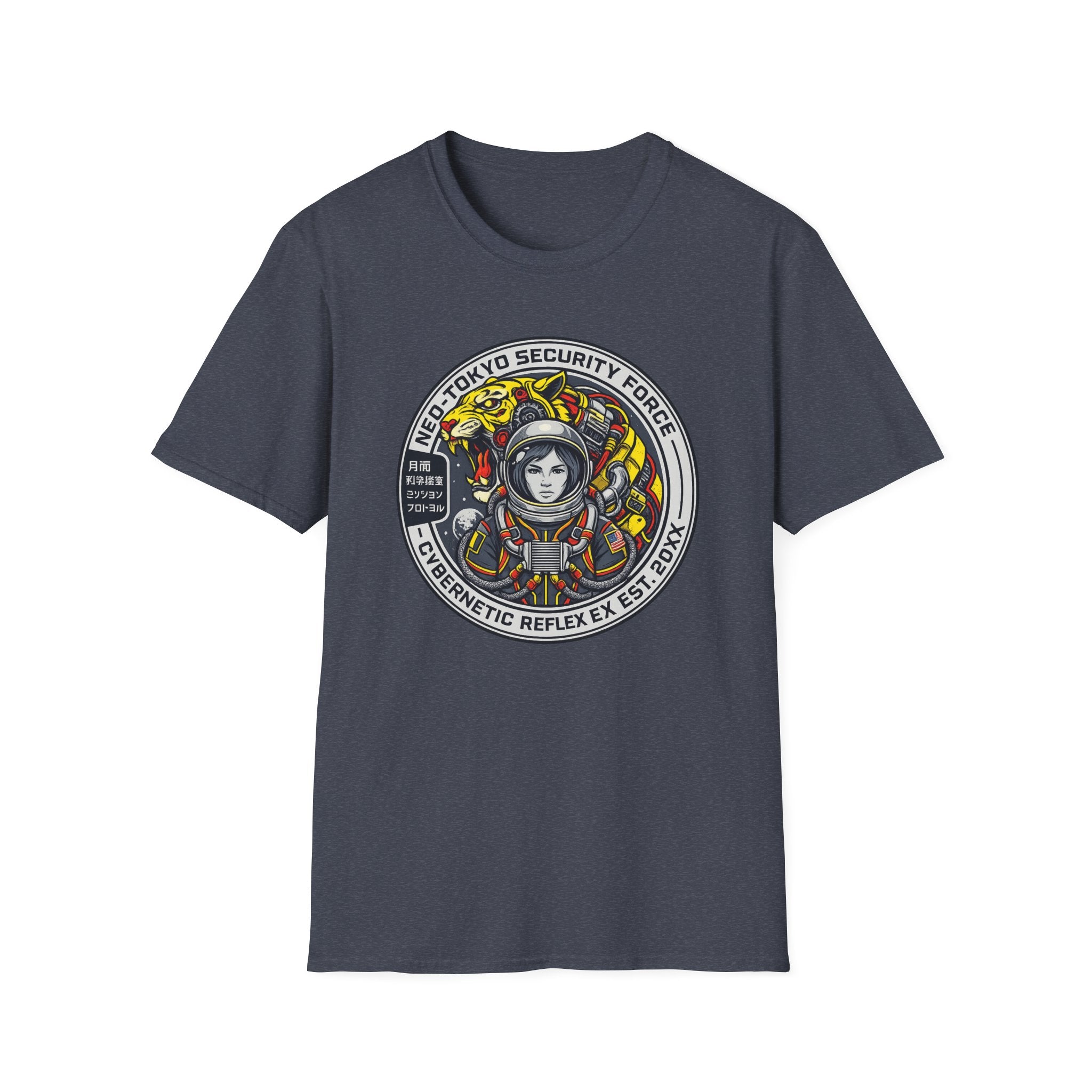 T-Shirt — Neo-Tokyo Security Force Astronaut Graphic Tee