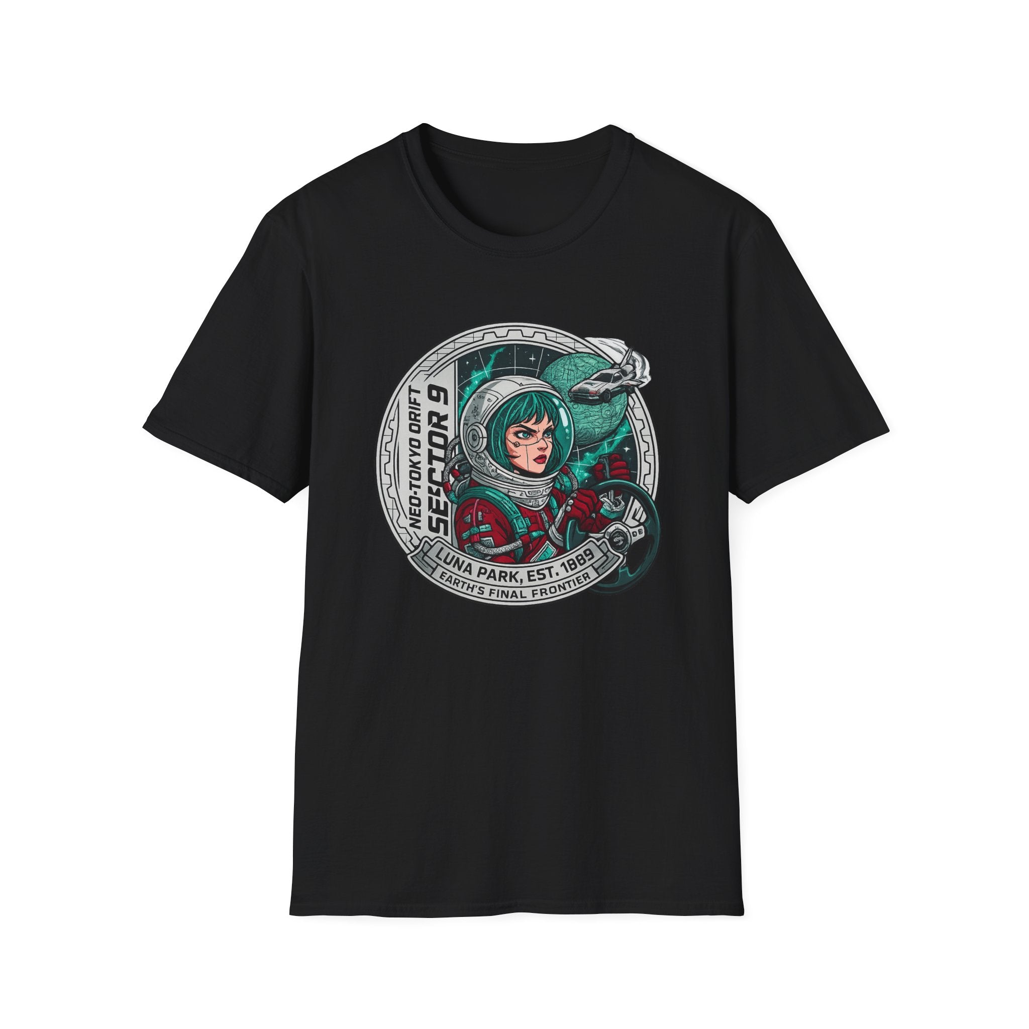 Astronaut Girl Sector 9- t-shirt