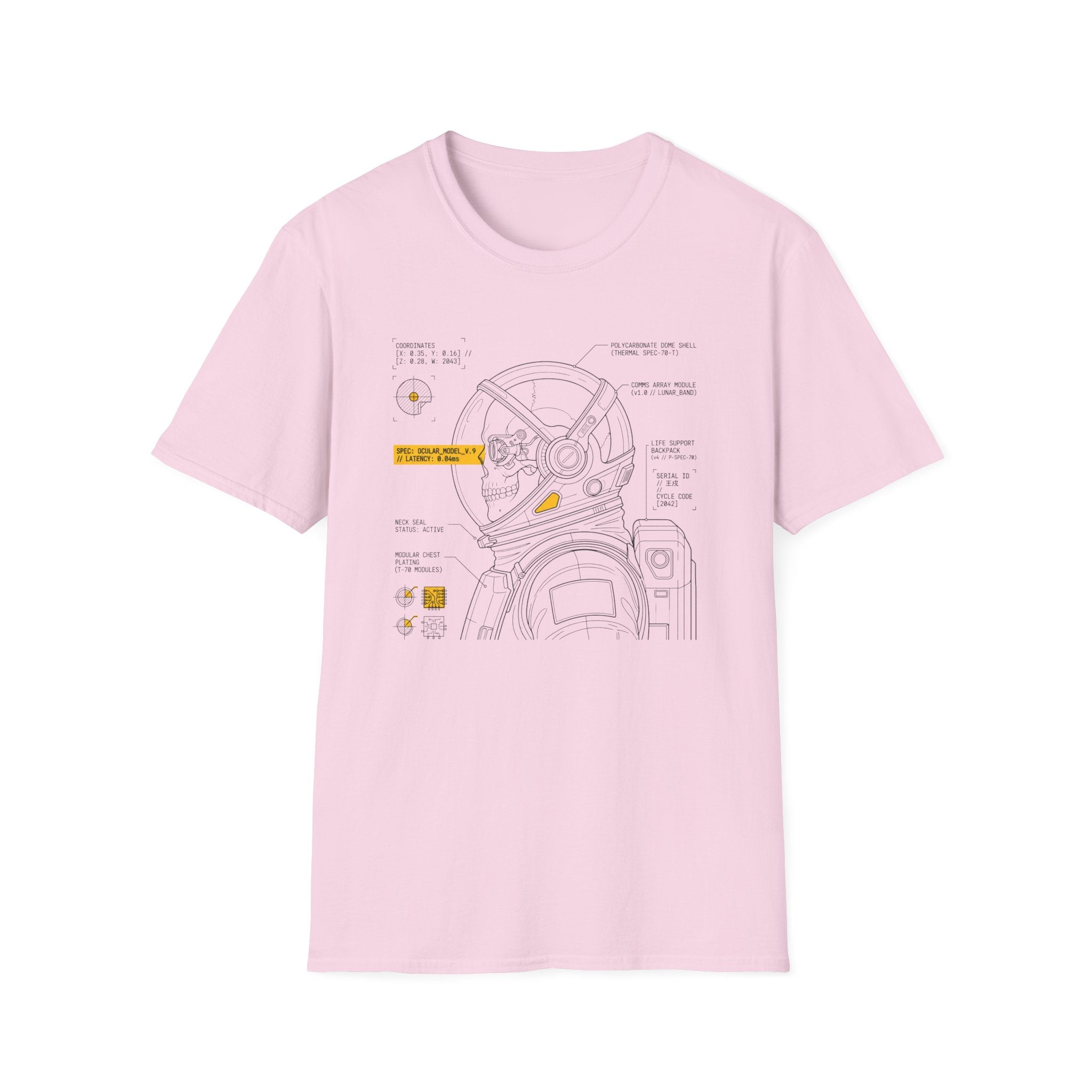 Space Skeleton- T-Shirt