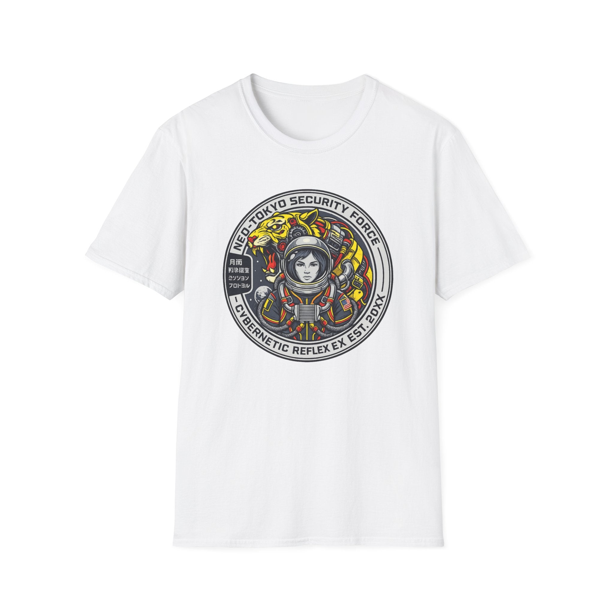 T-Shirt — Neo-Tokyo Security Force Astronaut Graphic Tee
