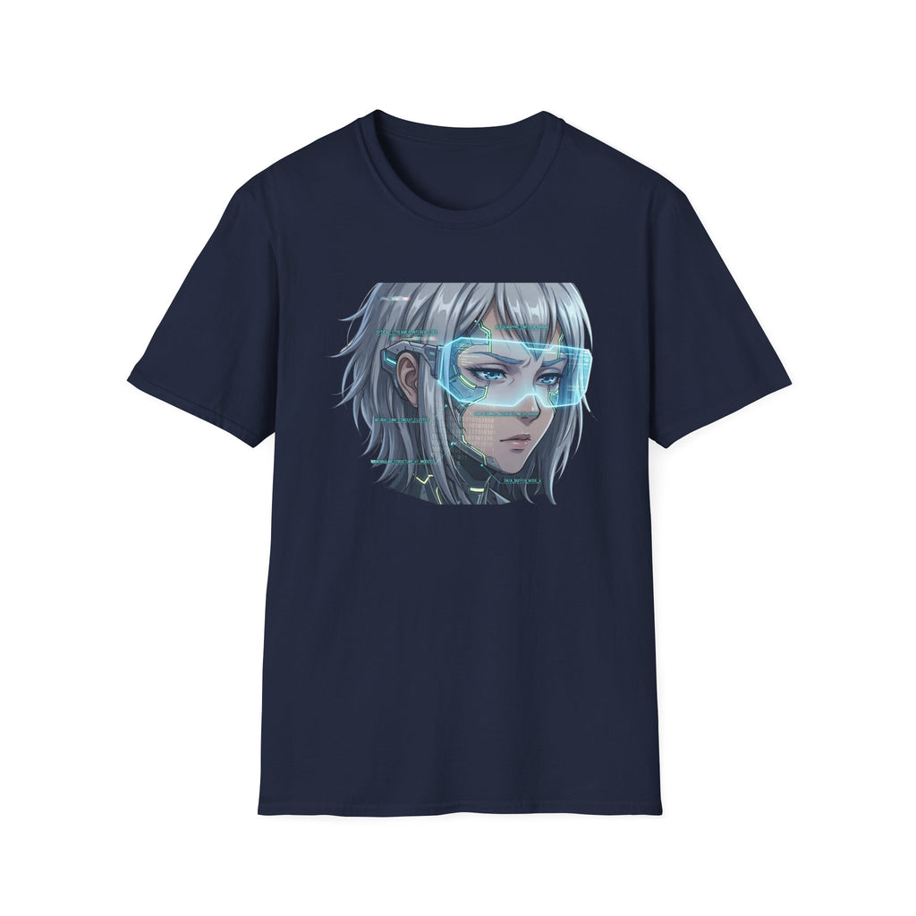 Grey Punk Rock Girl - t-shirt