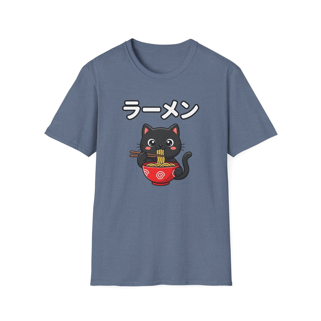 Cat Eating Ramien- T-Shirt