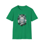 Cyberpunk Oni With Blue Eyes- t-shirt