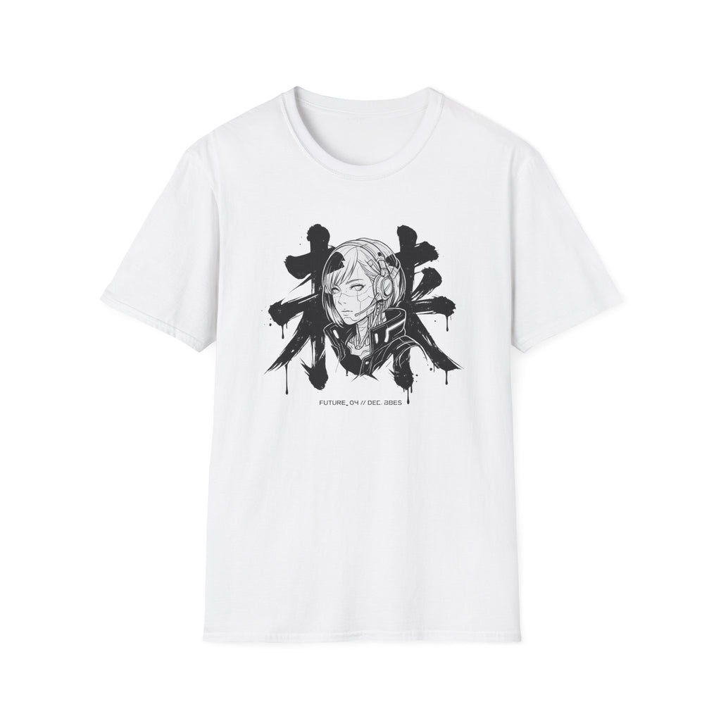 Futuristic Cyber Girl - T-Shirt