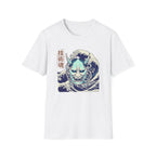 Cyber Mask With Waves - T-Shirt