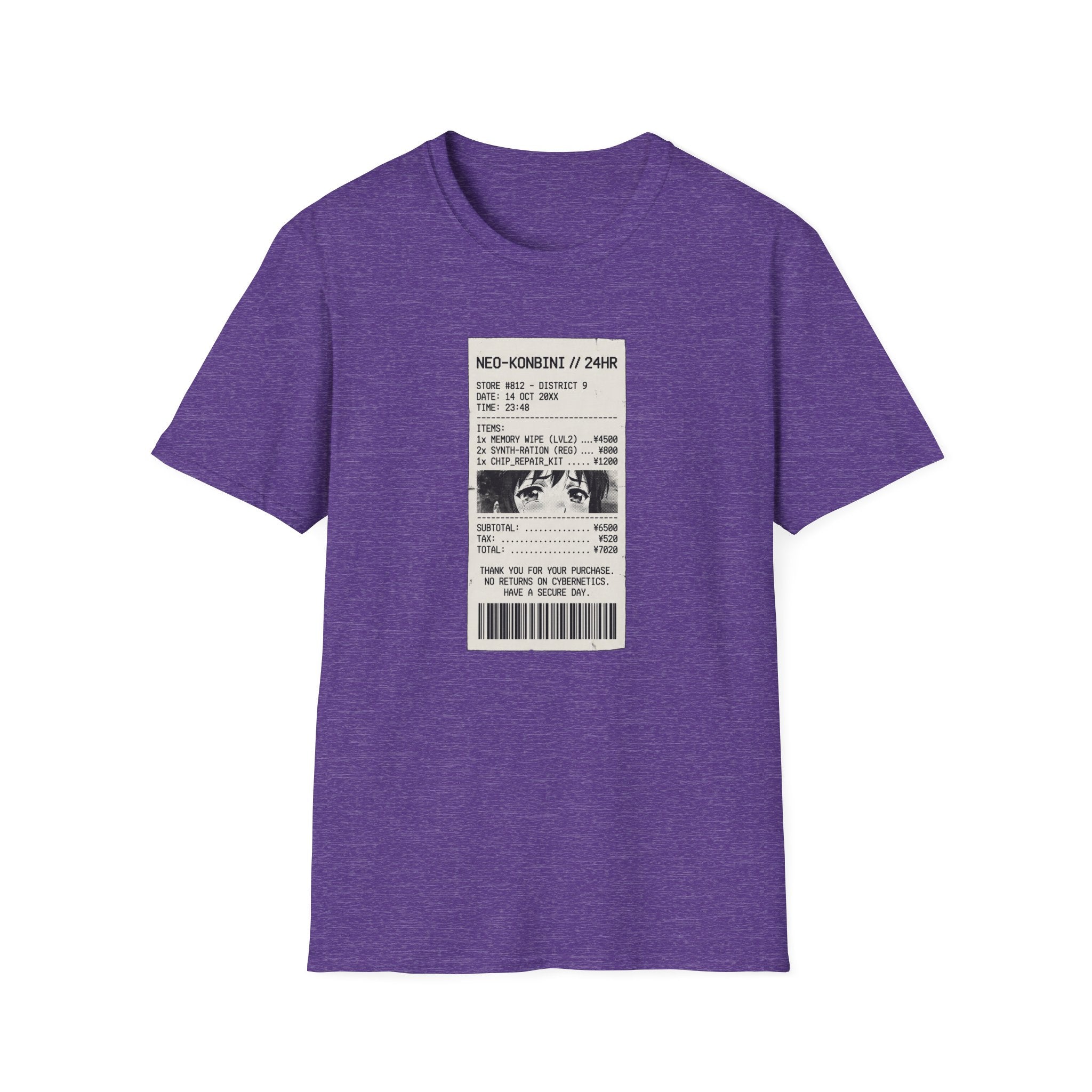 Neo Konbini Receipt -T-Shirt